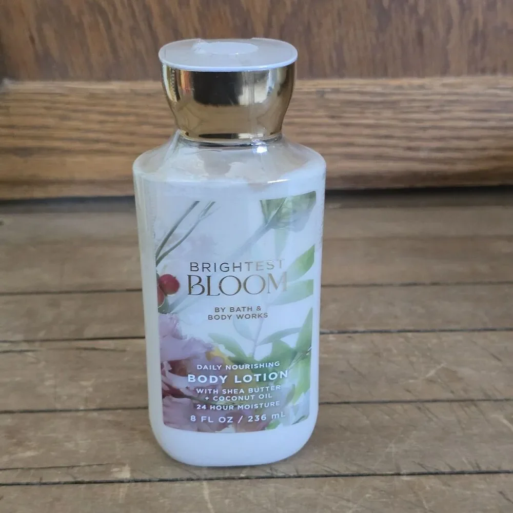 Bath & Body Works Brightest Bloom Body Lotion Shea Butter Coconut Oil 8 oz